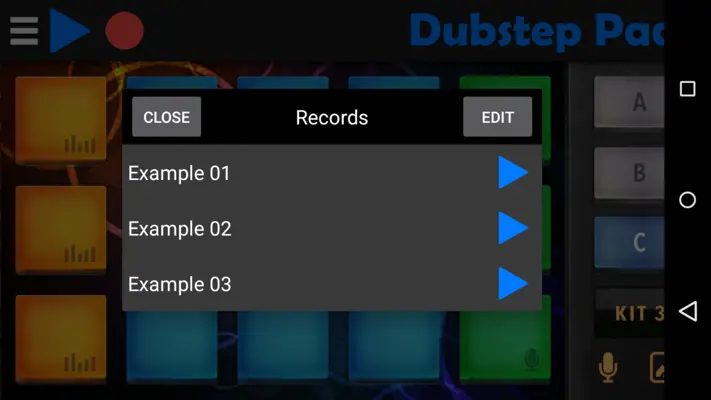 Dubstep Pads android App screenshot 1